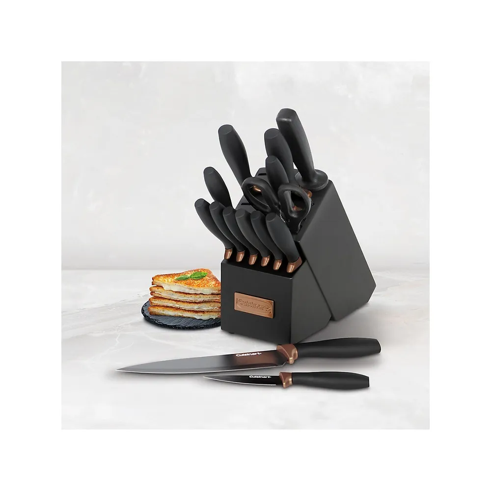 Metal Expressions 15-Piece Knife Block Set