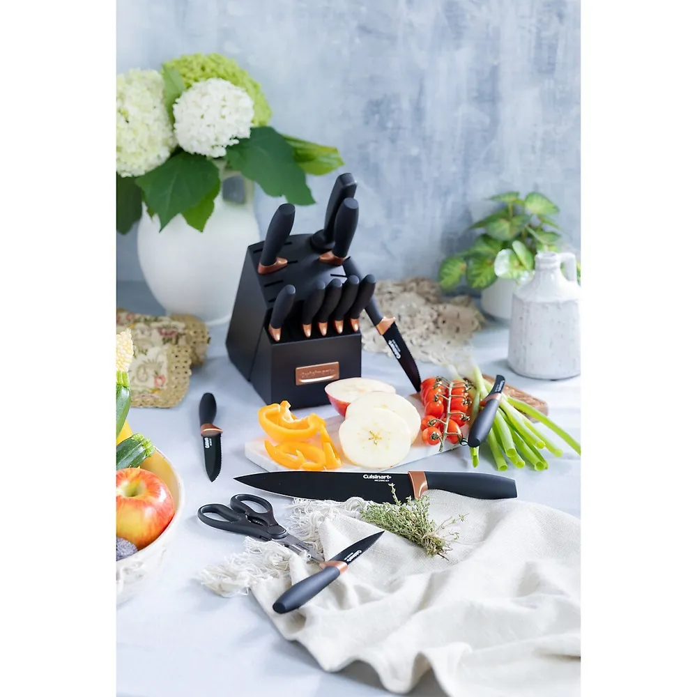 Metal Expressions 15-Piece Knife Block Set