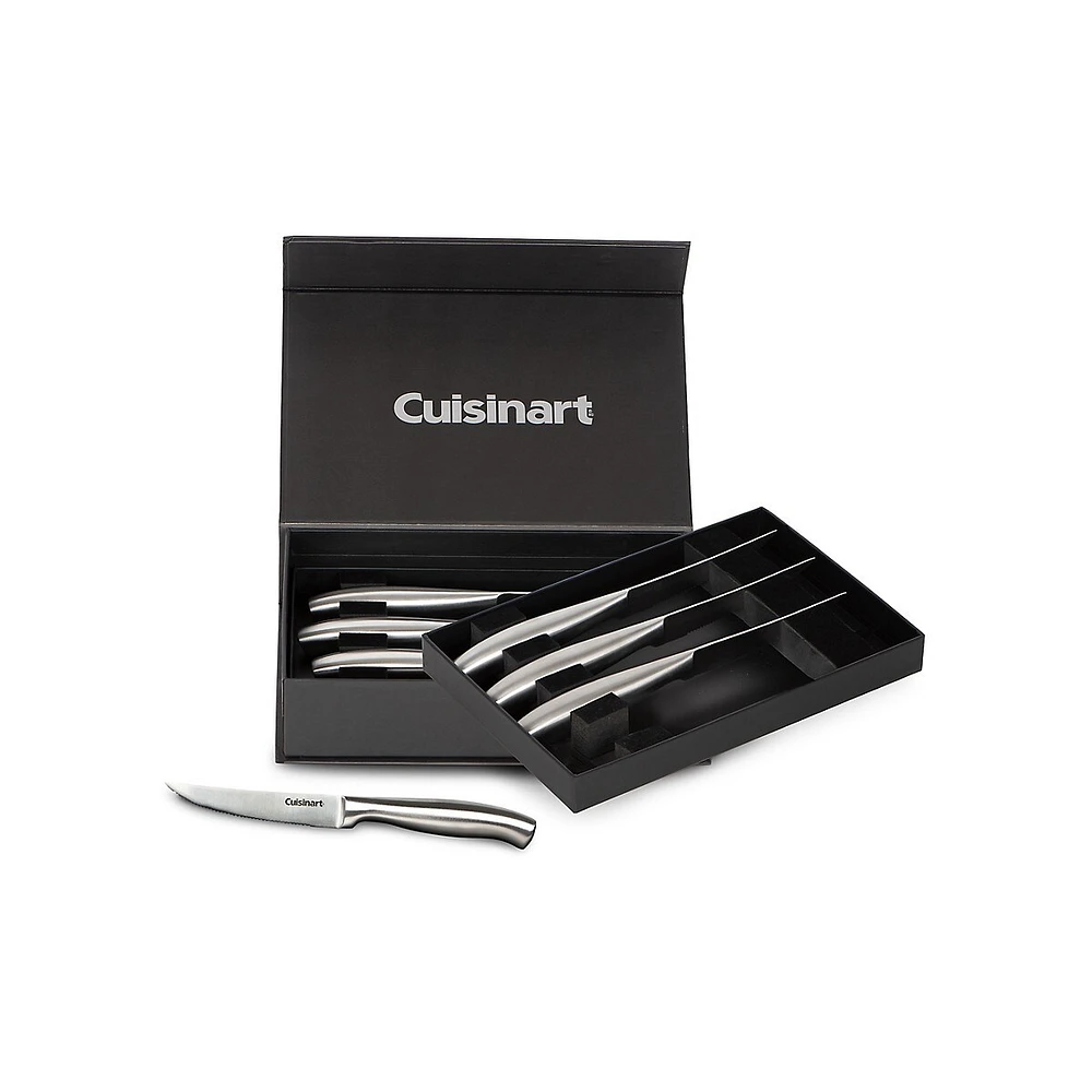 8-Piece Stainless Steel Steak Knife Set