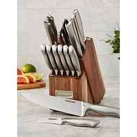 15-Piece German Steel Knife Block Set