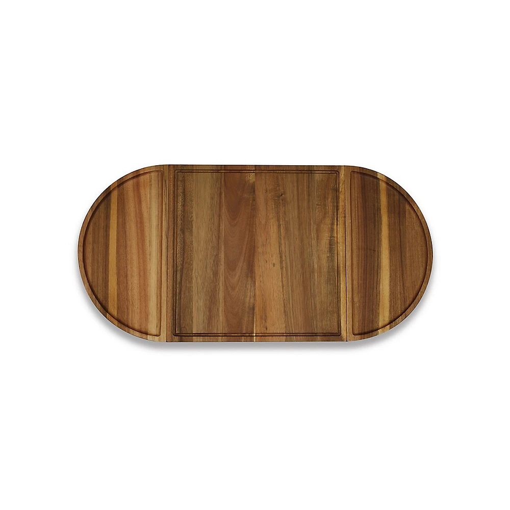 Oval Acacia Wood Charcuterie Board