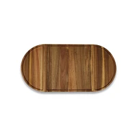 Oval Acacia Wood Charcuterie Board