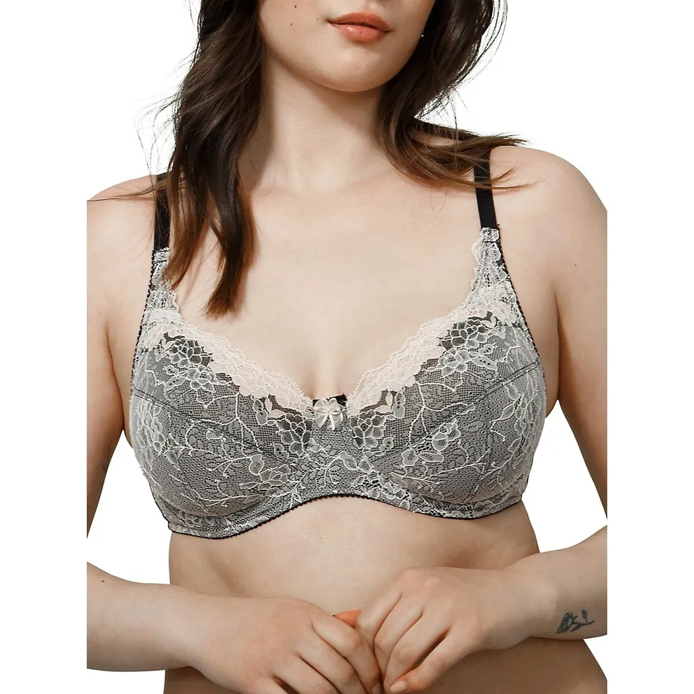 Wonderbra Soutien-gorge à armature en dentelle chantilly 7484