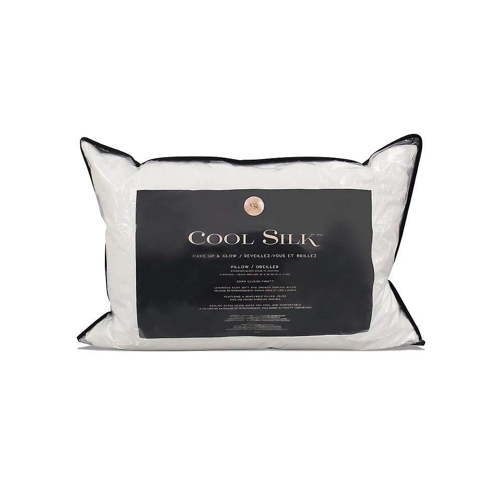 Wake Up & Glow Cooling Blended Fabric Pillow