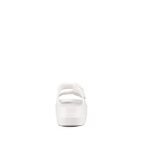 Coastal 2-Strap Plastic Platform Slide Sandals