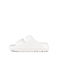 Coastal 2-Strap Plastic Platform Slide Sandals