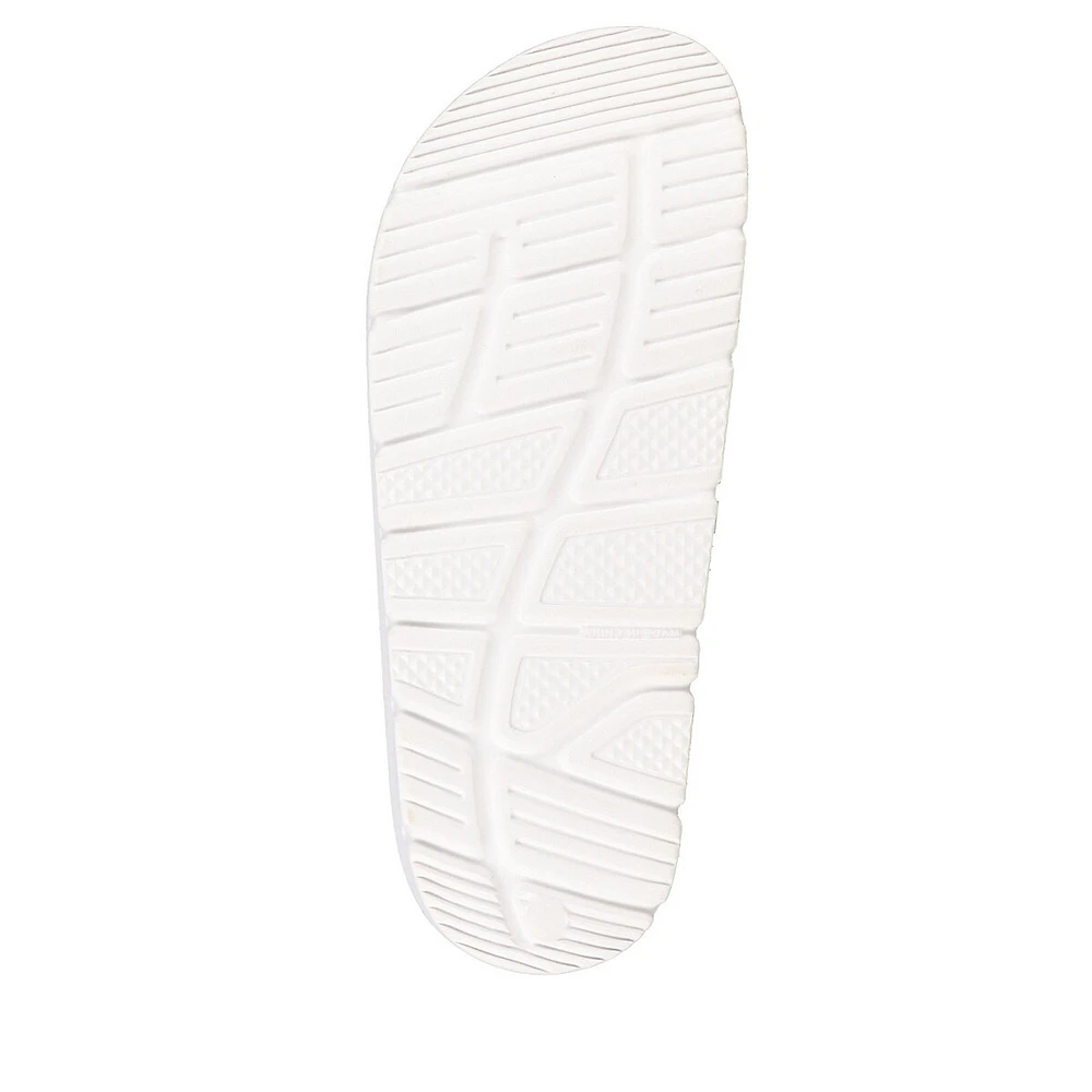 Coastal 2-Strap Plastic Platform Slide Sandals