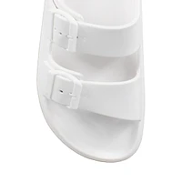 Coastal 2-Strap Plastic Platform Slide Sandals