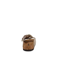 Sandales à plateforme en cuir 2 brides Sunburst