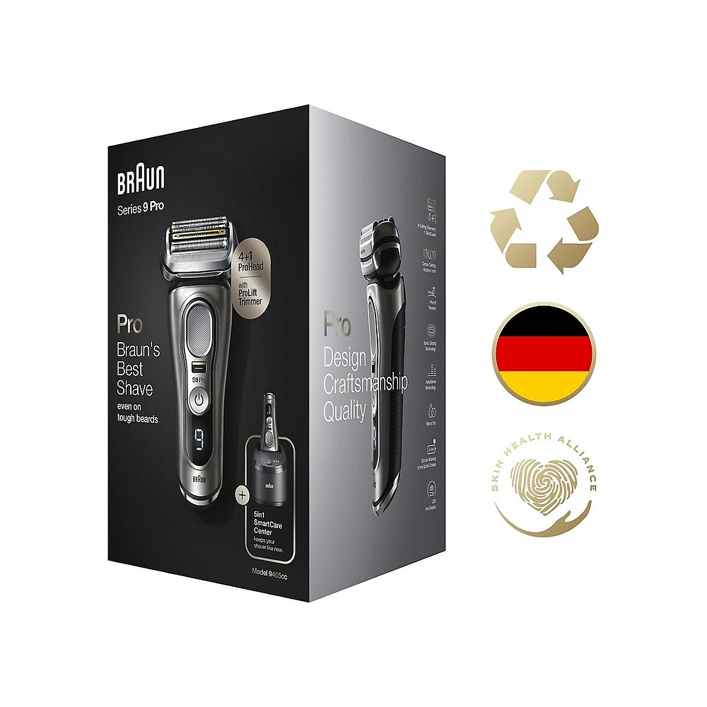 Rasoir pour peau sèche ou humide 4+1 Series 9 Pro pour homme