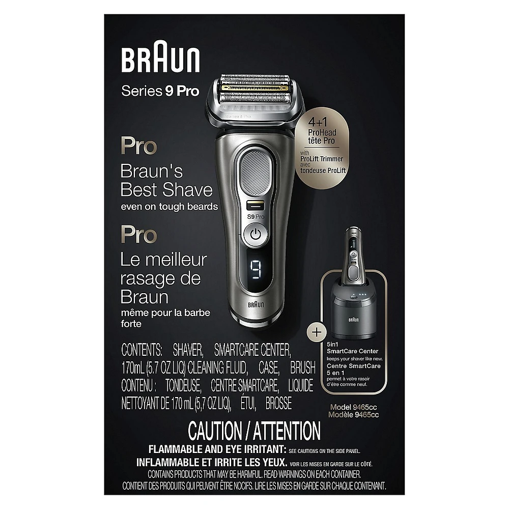 Rasoir pour peau sèche ou humide 4+1 Series 9 Pro pour homme