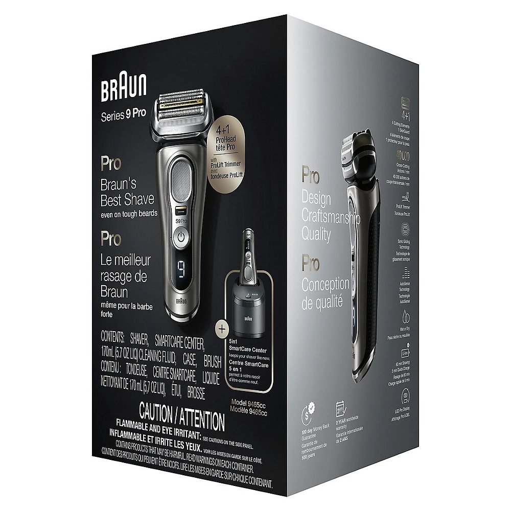 Rasoir pour peau sèche ou humide 4+1 Series 9 Pro pour homme