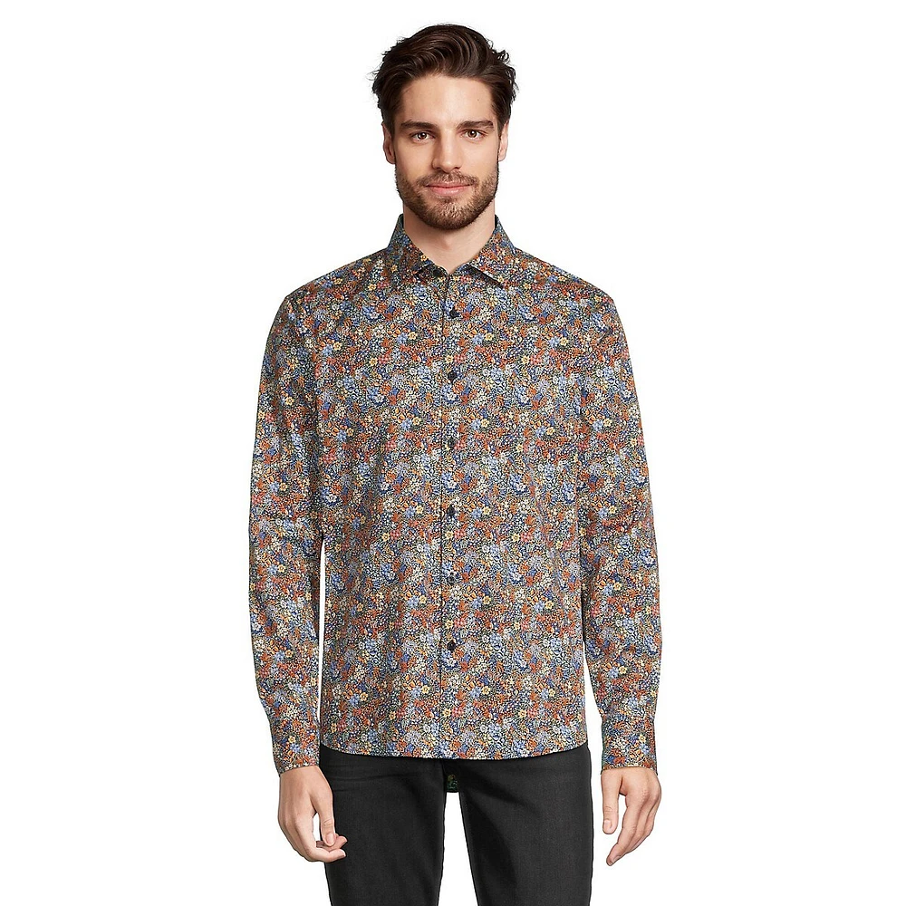 Floral Stretch Shirt