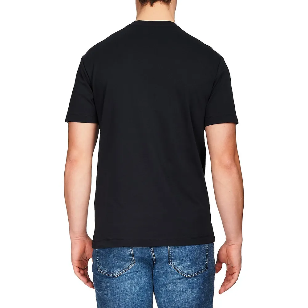 Modern English V-Neck T-Shirt