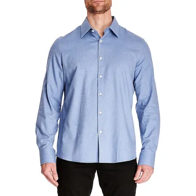 Cotton-Wool Flannel Shirt
