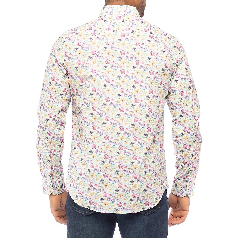 Floral Stretch Shirt