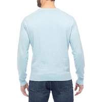 Cotton-Cashmere Crewneck Sweater