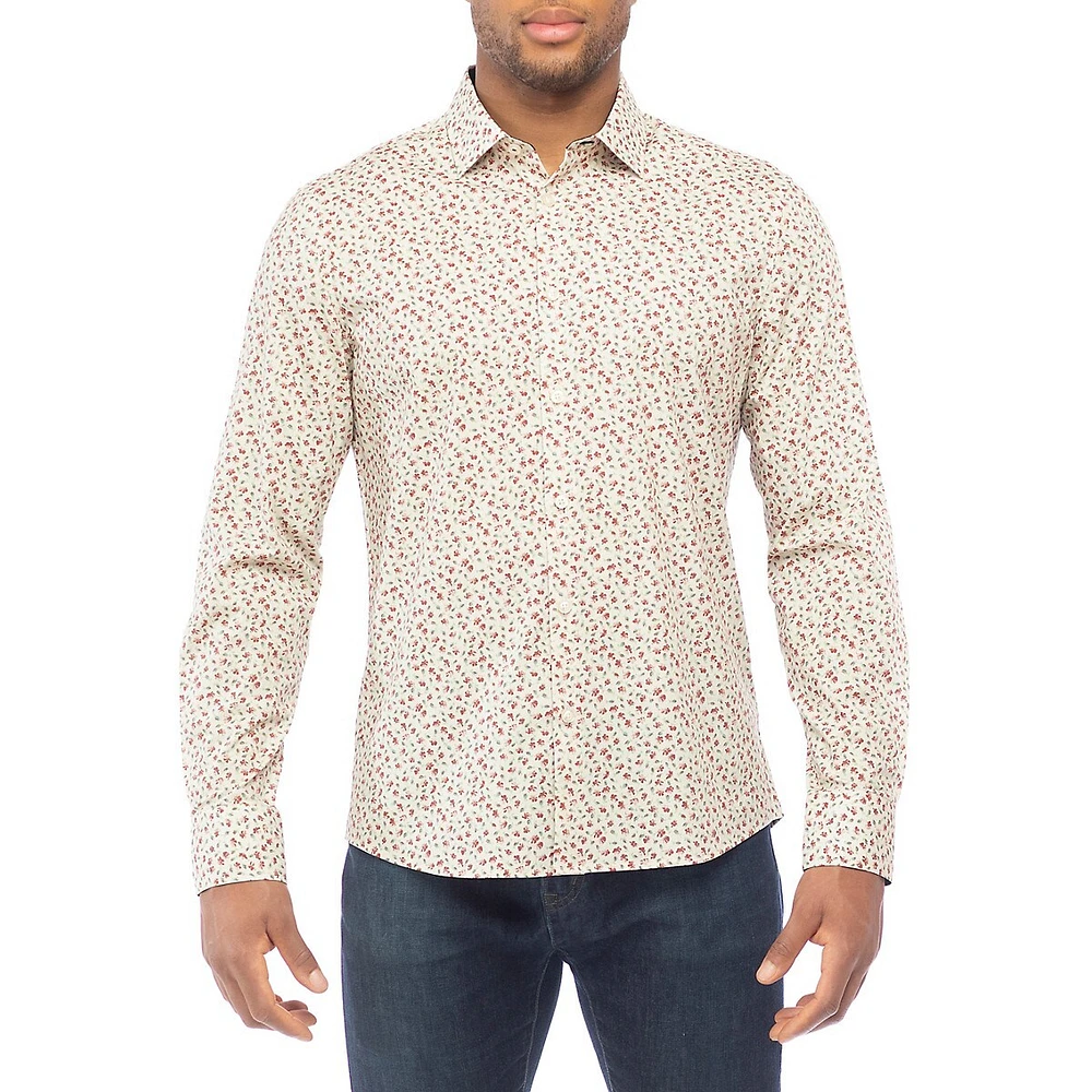 Floral Modern-Fit Shirt