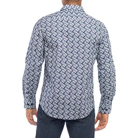 Modern-Fit Floral Shirt