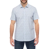 Modern-Fit Medallion-Print Shirt