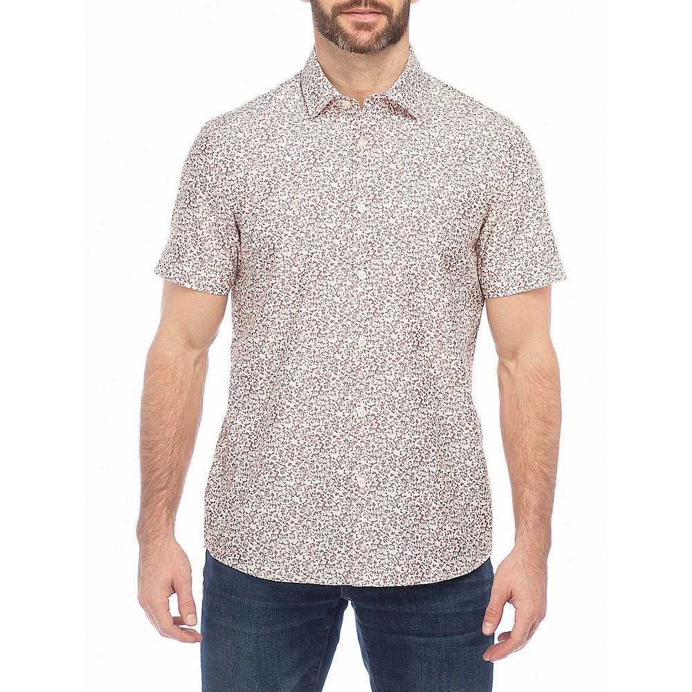 Floral Short-Sleeve Shirt