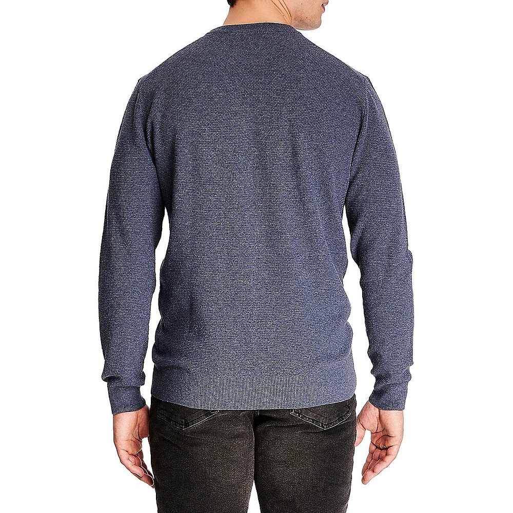 Honeycomb Crewneck Sweater