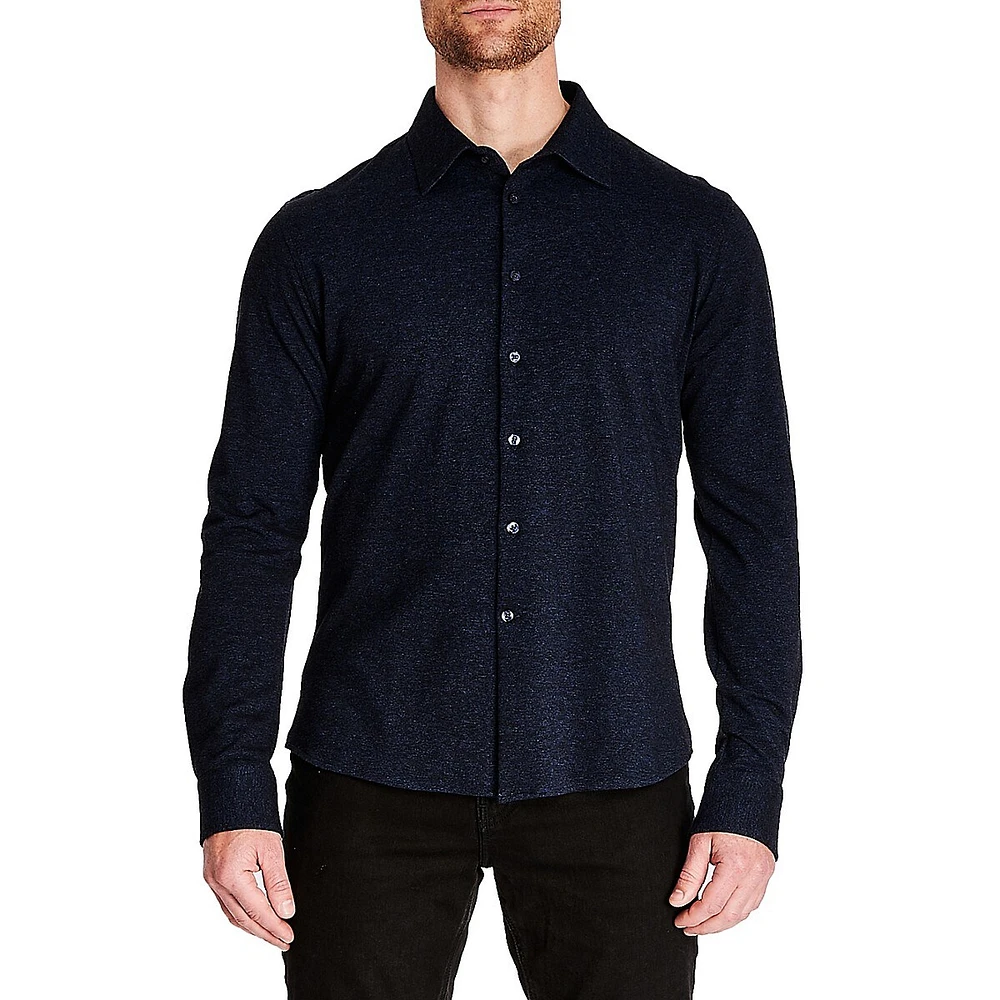 Modern-Fit Piqué Knit Shirt