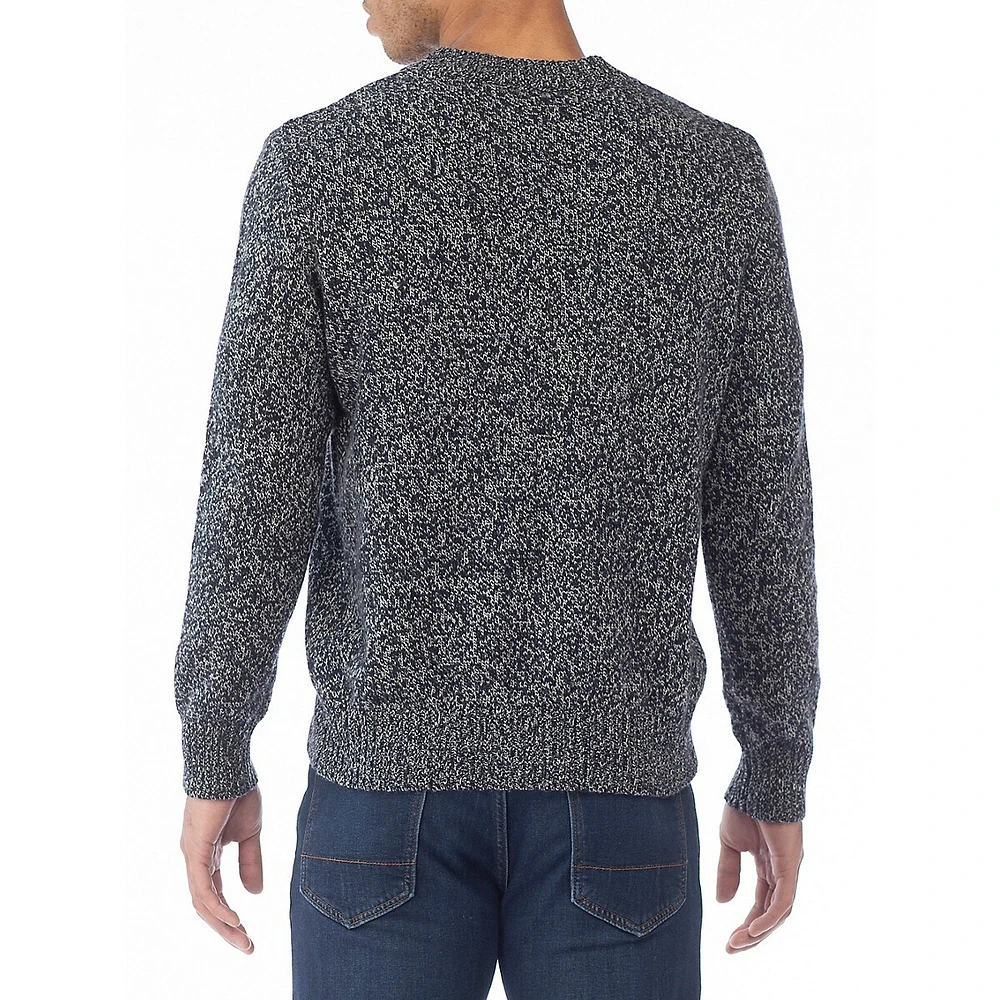 Modern-Fit Marled-Knit Sweater