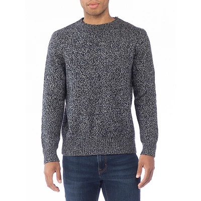 Modern-Fit Marled-Knit Sweater