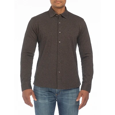 4-Way Stretch Piqué Knit Shirt