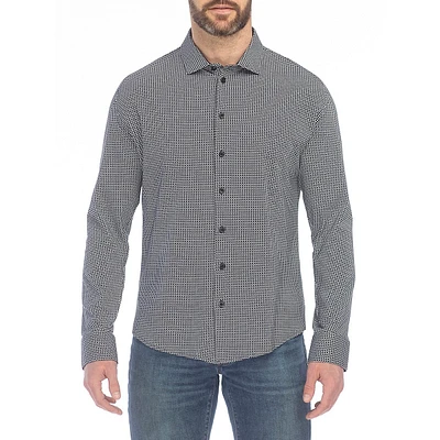 Chemise en tricot coupe moderne