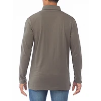Modern-Fit Long-Sleeve Jersey Polo Shirt