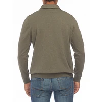 Polo à manches longues coupe moderne Touch of Wool