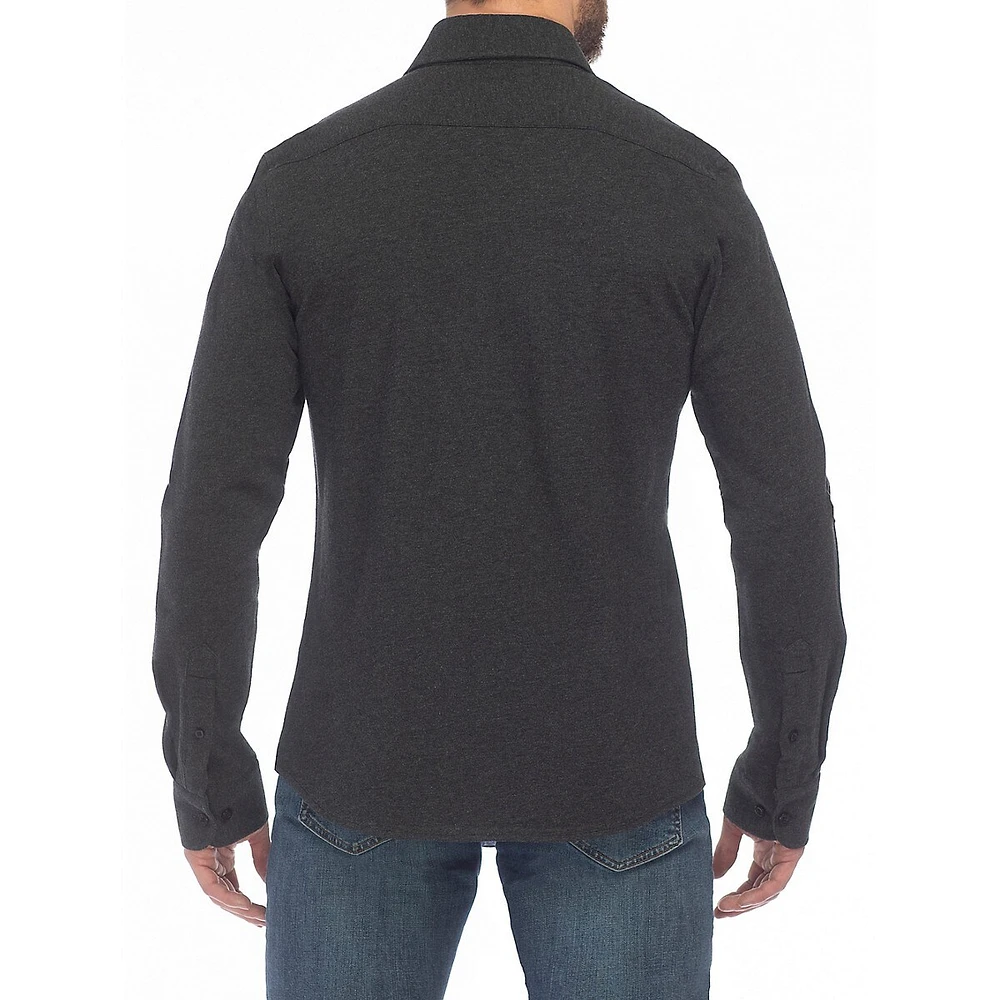 4-Way Stretch Piqué Knit Shirt