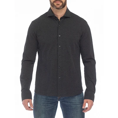 4-Way Stretch Piqué Knit Shirt