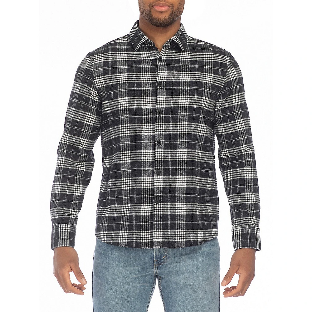 Check Flannel Modern-Fit Shirt