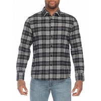 Check Flannel Modern-Fit Shirt