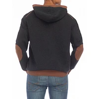 Modern-Fit Contrast-Trim Hoodie