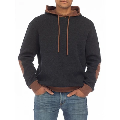 Modern-Fit Contrast-Trim Hoodie