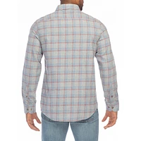 Plaid Flannel Modern-Fit Shirt