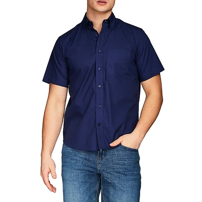 Short-Sleeve Poplin Shirt