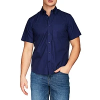 Short-Sleeve Poplin Shirt
