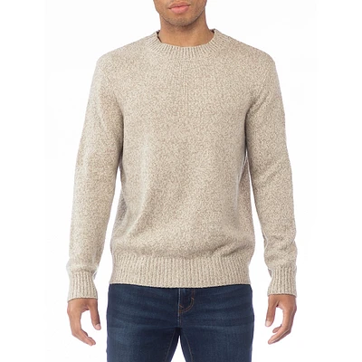 Modern-Fit Marled-Knit Sweater