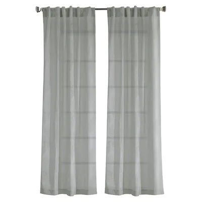 Tamara Light-Filtering Dual Header Curtain Panel