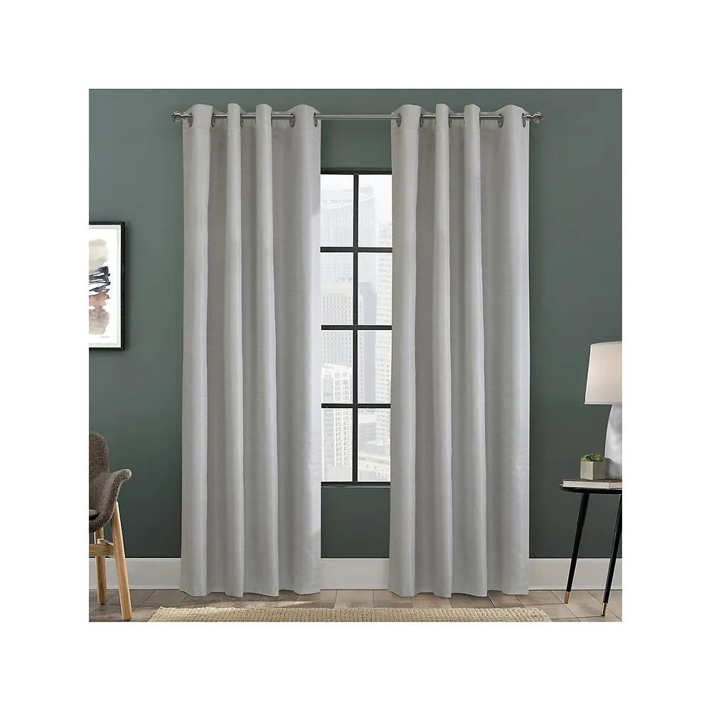 Shelly Blackout Textured Grommet Curtain Panel