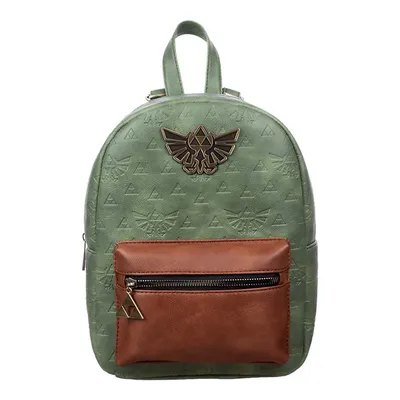 The Legend Of Zelda Video Game Green And Brown Mini Backpack Accessory