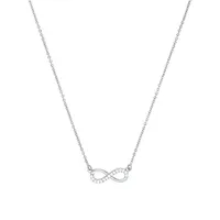 Chain With Pendant For Women, Silver 925 | Infinity
