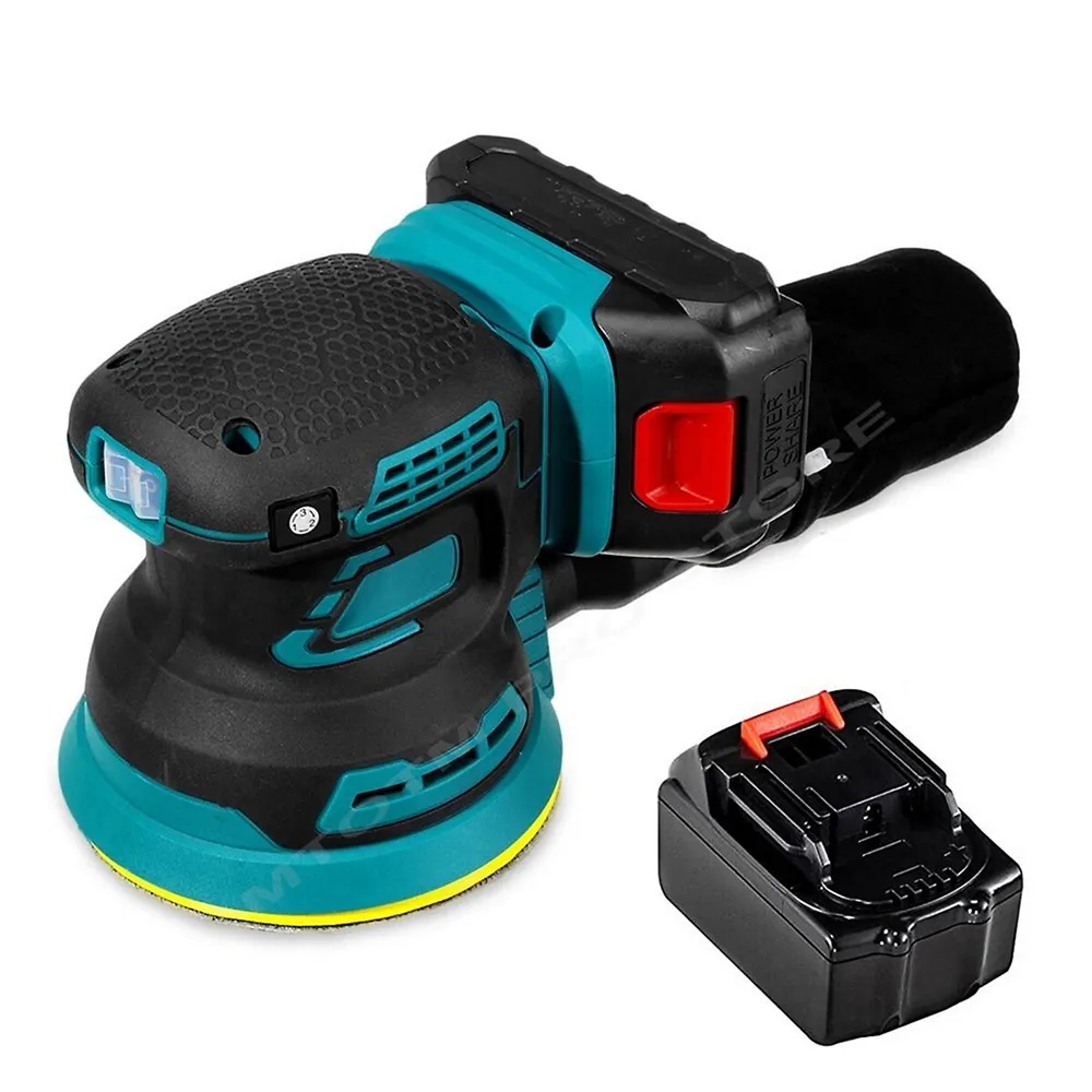 125mm Brush Motor Cordless Orbital Sander Wood Grinder Electric