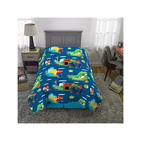 Kid's Super Mario Plumber Mario 4-Piece Twin Bed In A Bag