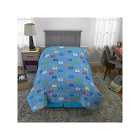 Kid's Super Mario Plumber Mario 4-Piece Twin Bed In A Bag